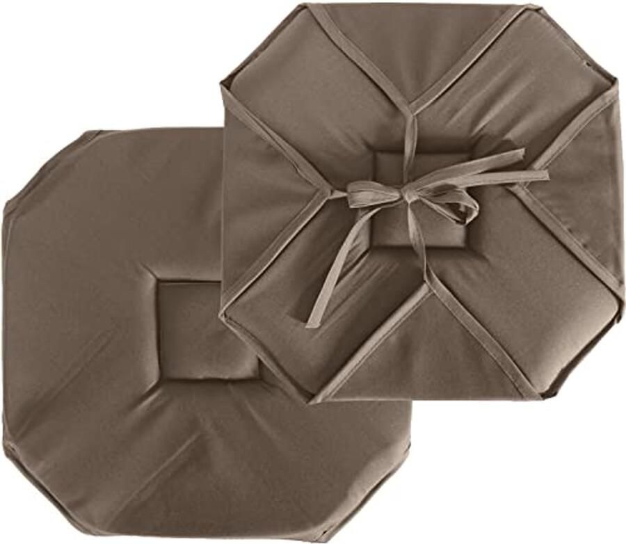 Vierkante Zitzak met Flap Polyester 40x40 cm Reversible en Met Lussen Tuincollectie