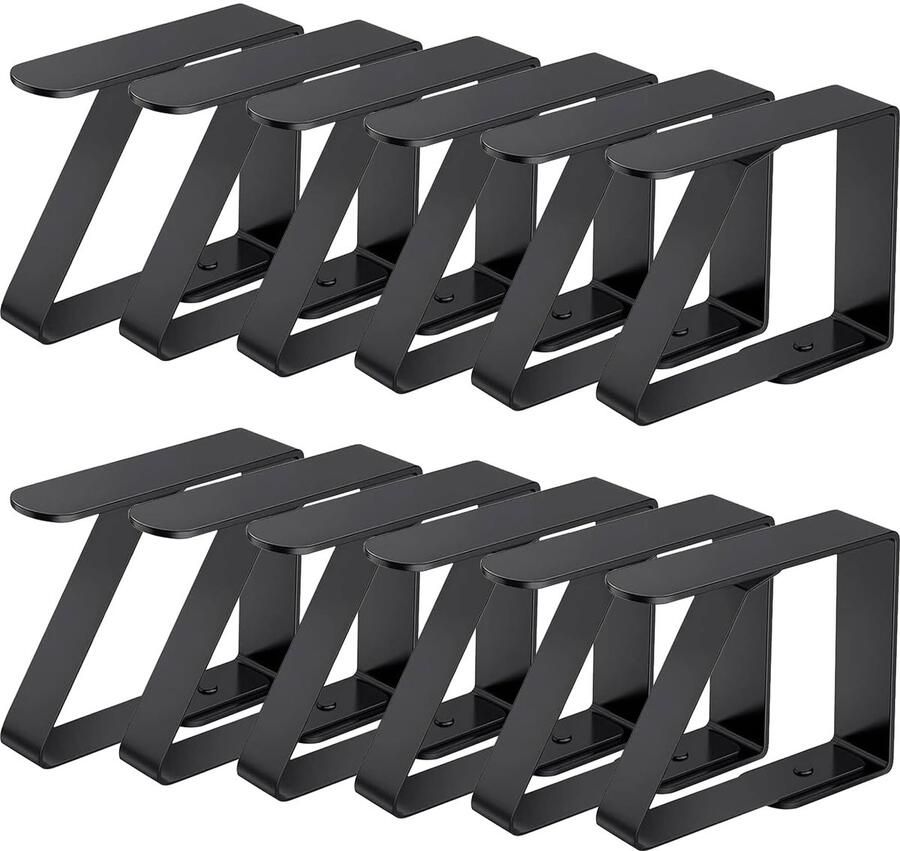 Ibenzoa Tafelkleedklemmen Set van 12 voor Dikke Tafels en Buitenactiviteiten