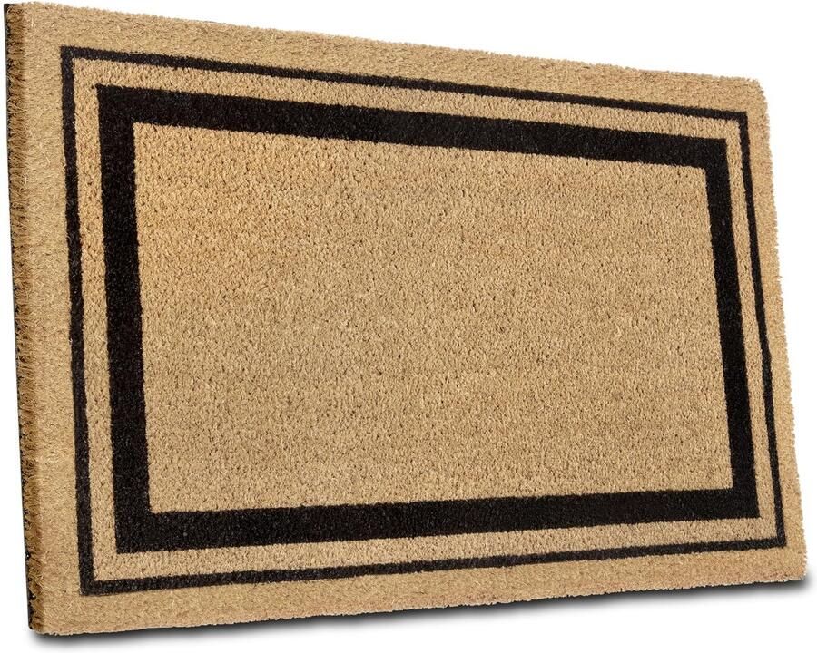 Villeroy & Boch 1856 Kokos deurmat voor binnen en beschutte buitenruimtes Antislip vuilvangermat natuurlijk Kokos buitenmat met strepen weerbestendig voor hal terras entree 50x80cm - Foto 5