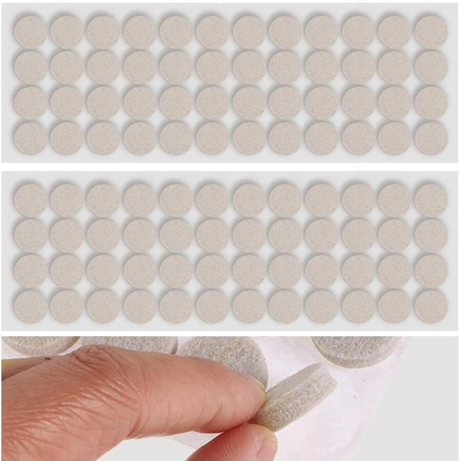 Vilten meubelpads voor houten vloeren Stoelpootbeschermers Meubelpoten beschermen 96 stuks