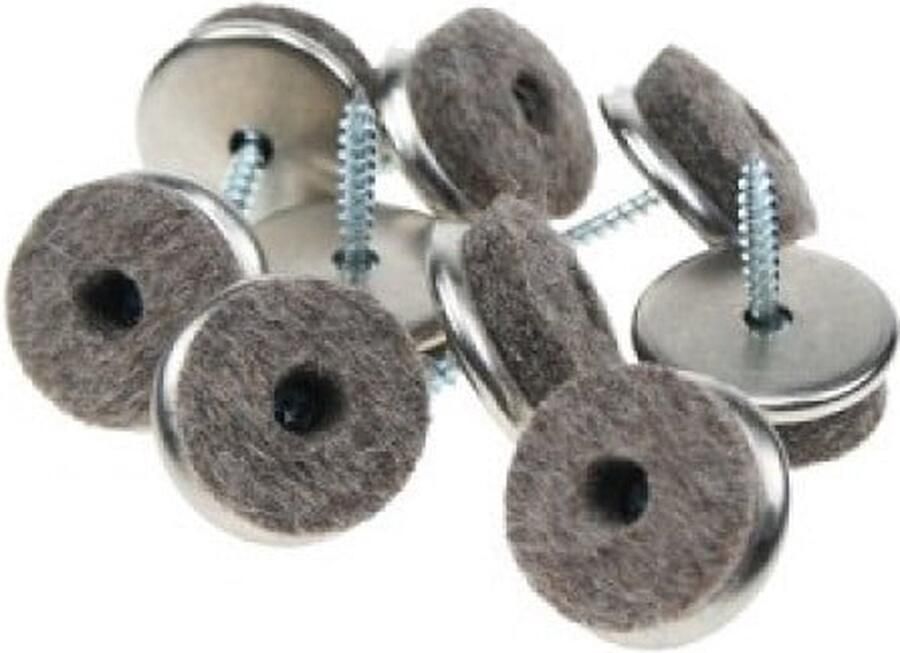 Viltglijder met schroef 20mm 100 stuks