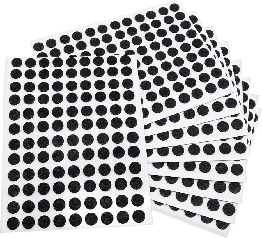 Viltglijder zwart Ø 10 mm Adsamm FP-15-SA-BL-10-108-10 1080 stuks