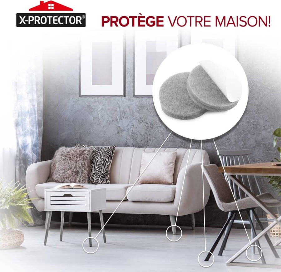 Viltglijders 181 stuks premium meubelglijders grijs dik vilt zelfklevend vloerbeschermers voor stoelen grote hoeveelheid viltglijders zelfklevend bescherm je houten vloeren