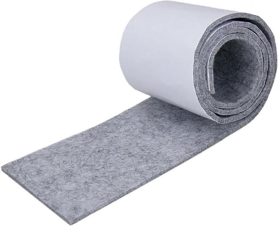 Zelfklevende Viltglijders Grijs 40 Stuks 50x50 mm Vierkant Dikte 35 mm Meubel- en vloerbescherming - Foto 6