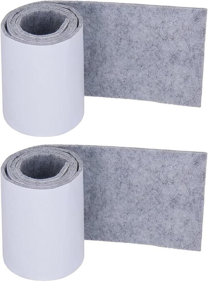 Viltstrips 100 cm x 10 cm lang 2 rollen hoogwaardige zelfklevende viltstrips vrij in elke vorm gesneden viltglijders hoogwaardige viltrol voor doe-het-zelvers