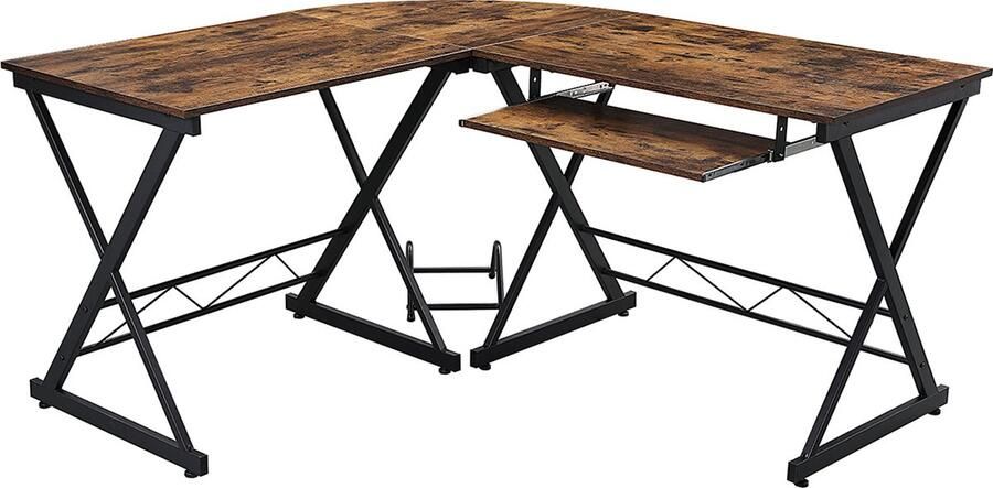 Vintage bruinzwart bureau