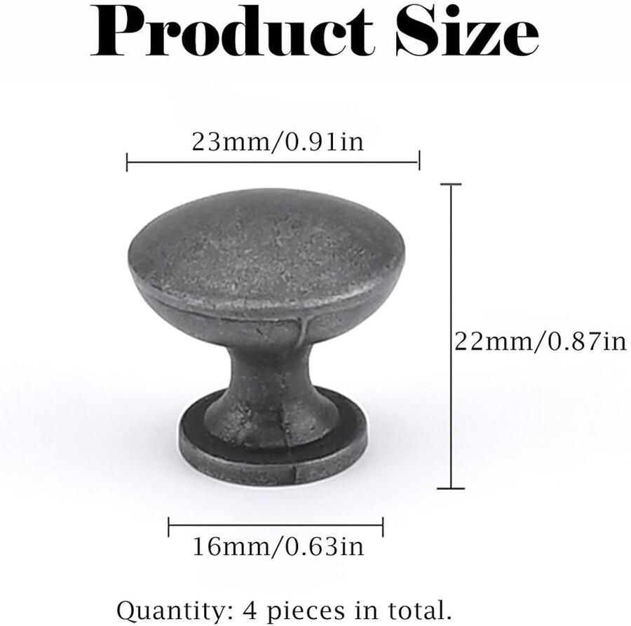 Vintage chique kastknoppen antiek ontwerp 1 stuk kleur kastdeuren