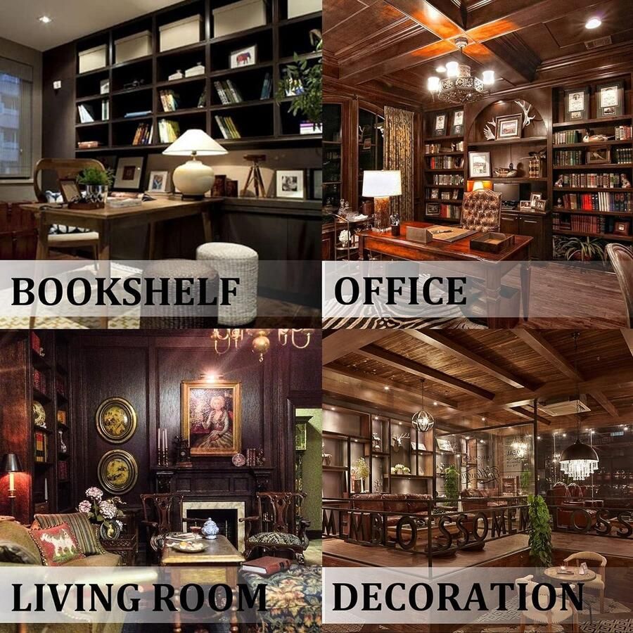 Vintage houten boekensteunen decoratieve boekenorganizer valse boekenplank opgeruimde boekensteunen kantoor bibliotheek studeerkamer (311)