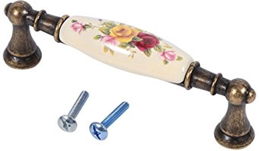 Vintage Decoratieve Keramiek Kastgrepen voor Lades en Deuren
