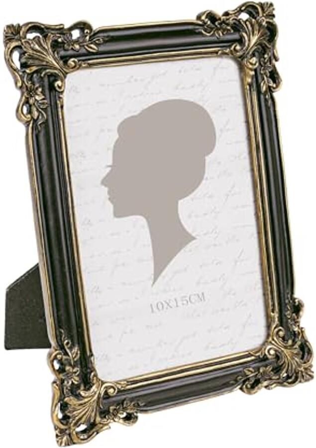 Vintage fotolijst 10 5 x 15 5 cm Luxe antieke fotolijst voor tafel en wand