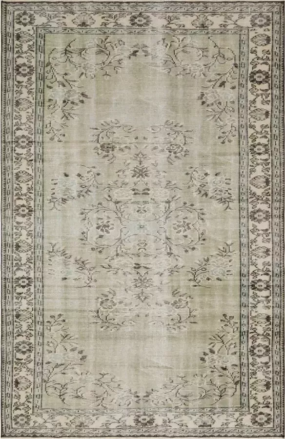 Vintage handgeweven vloerkleed tapijt Ayla 275 x 181