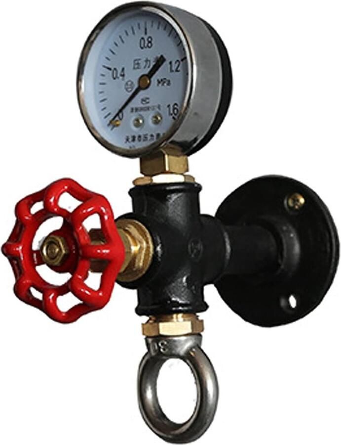 Vintage hangende haken garderobehaken industriële retro kledinghaken hoed ijzeren buis wandhouder voor antieke wooncultuur zwart A1