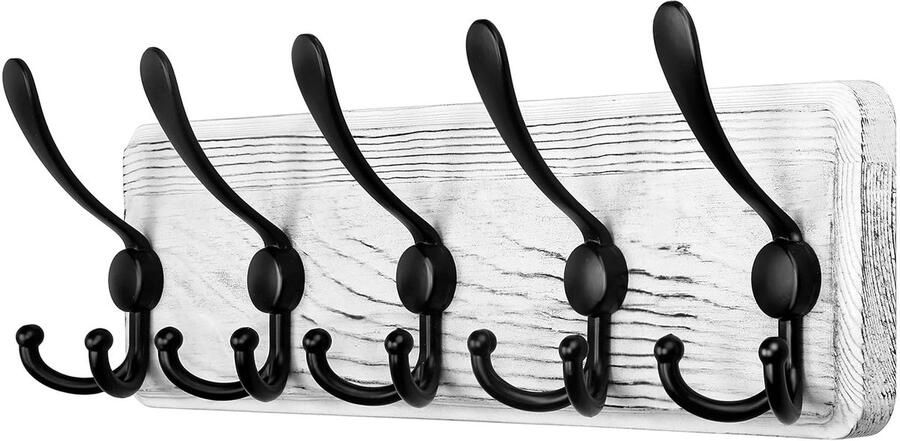 Vintage kapstok rustiek ontwerp 1 stuk boerderijhout