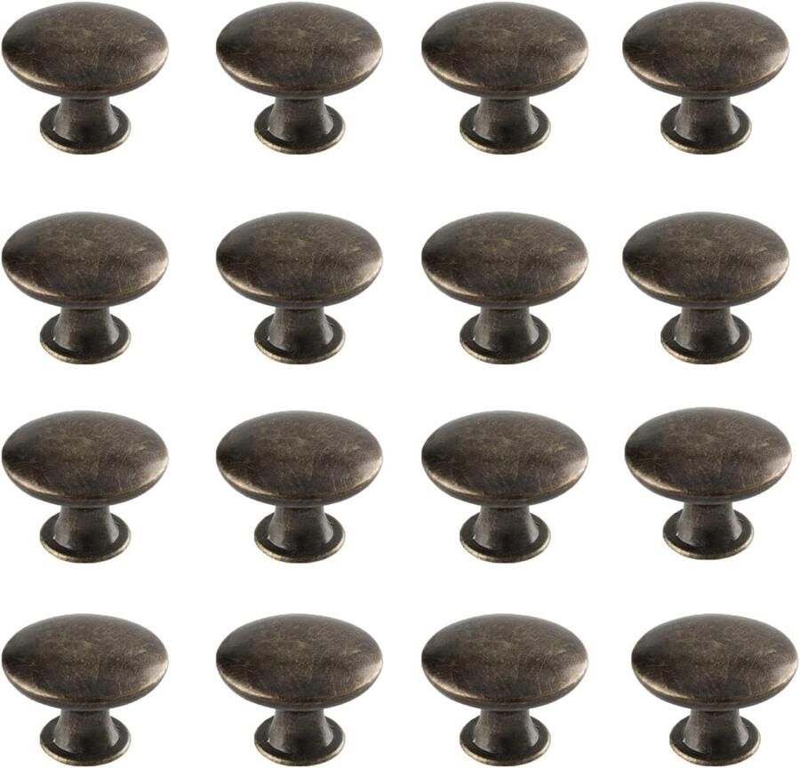 16 Stuks Vintage Kast Knoppen Meubelknoppen Lade Ronde Accessoires voor Laden voor Meubelkasten Kasten Dressoirs