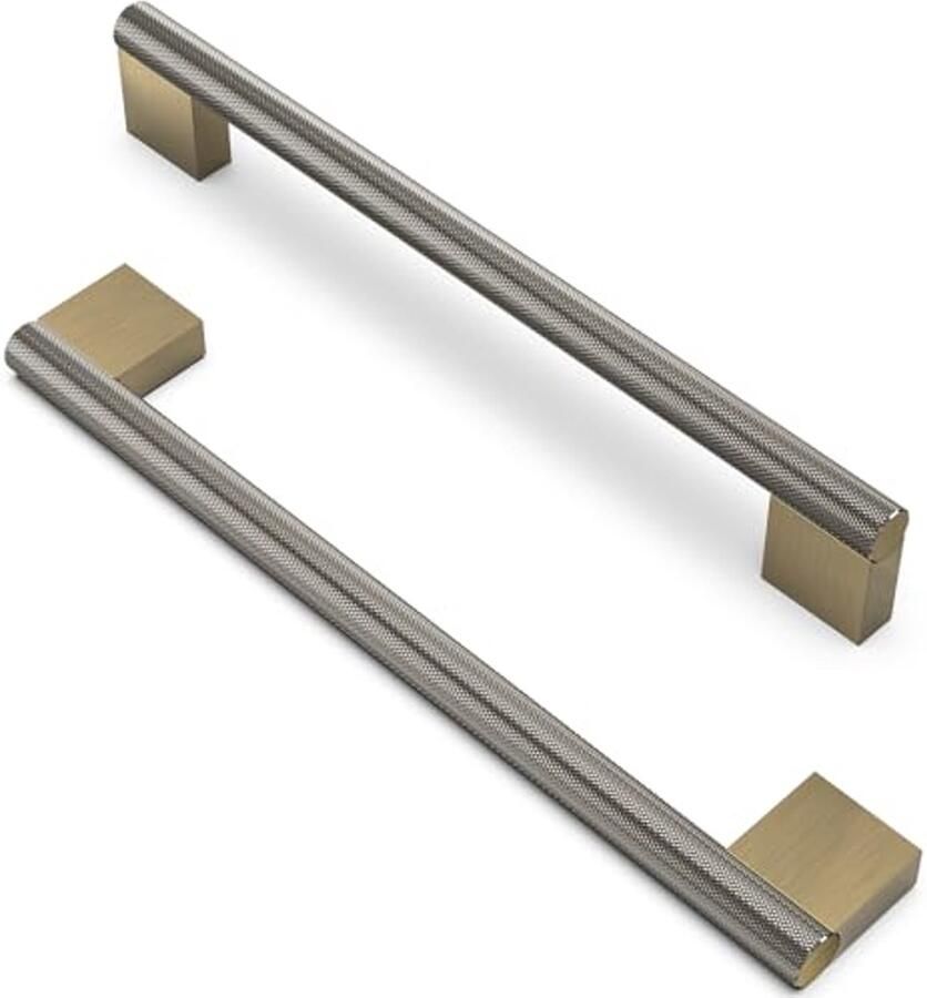 Vintage kastgrepen 10 stuks voor meubels Glanzend antiek messing