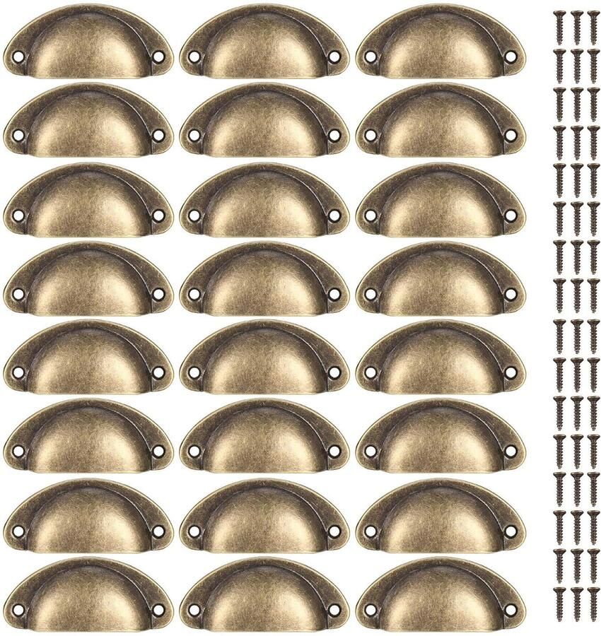 Vintage kastgrepen Antieke uitstraling Set van 4 Hoogwaardig materiaal