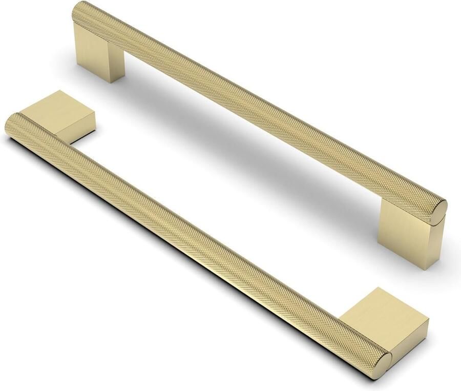 Vintage kastgrepen Gekartelde meubelgrepen 10 stuks