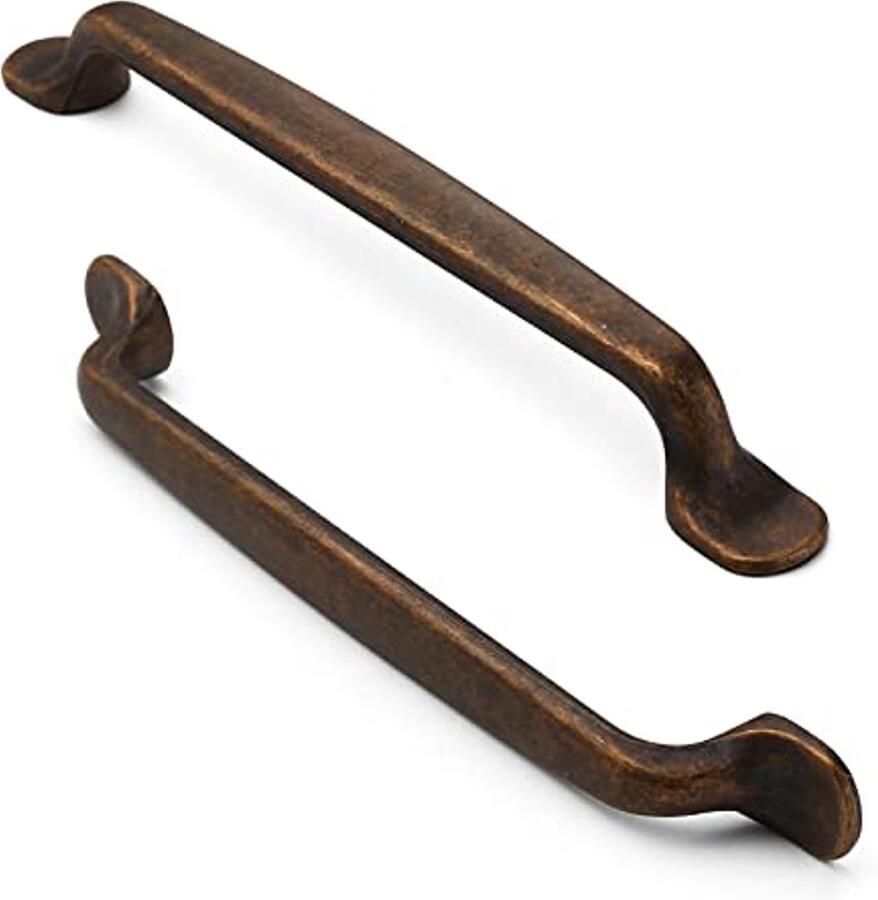 Vintage Kastgrepen voor Meubels Antiek Messing 10 Stuks Voor Keukens en Kasten