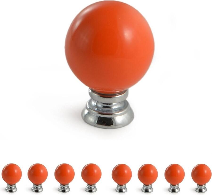 Vintage keramiek meubelknoppen Set van 8 antieke kastknoppen voor landhuisstijl