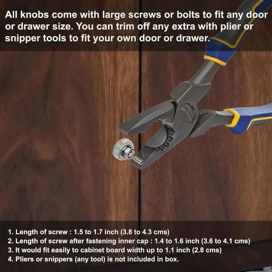 Goodivery Vintage keramische knoppen voor keukenkasten deuren en laden kasten (set van 10) Sknob013