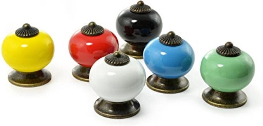 Vintage keramische meubelknoppen voor kast en deur Antieke handgrepen voor elk interieur