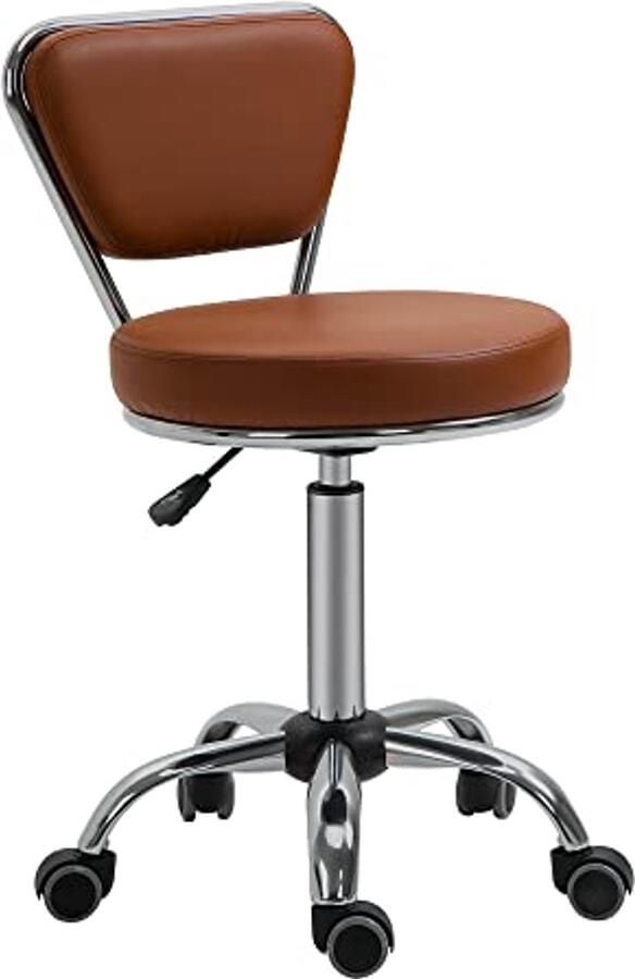 Vintage Massagekruk met Verstelbare Zithoogte – 360° Draaibaar – Ideaal voor Professioneel Gebruik & Thuis