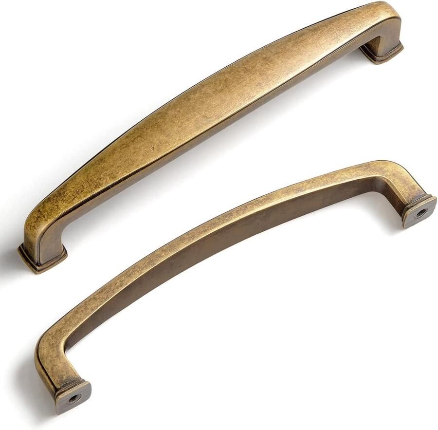 Vintage meubelgrepen antiek uiterlijk 6 stuks brons zinklegering 96mm