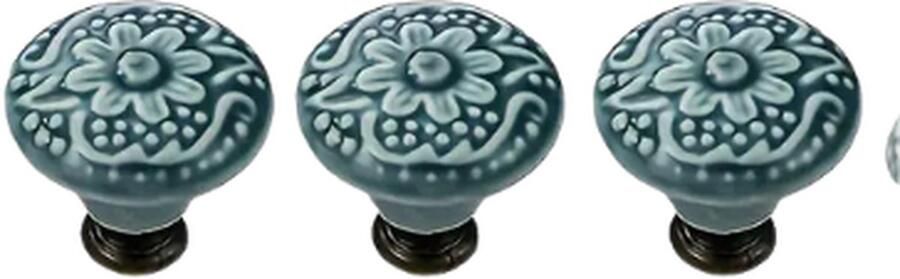 Vintage porselein keramiek kastdeur knop voor meubels of keukenkasten