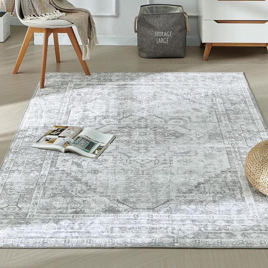 Vintage tapijt duurzaam en comfortabel 1 stuk kunstwol