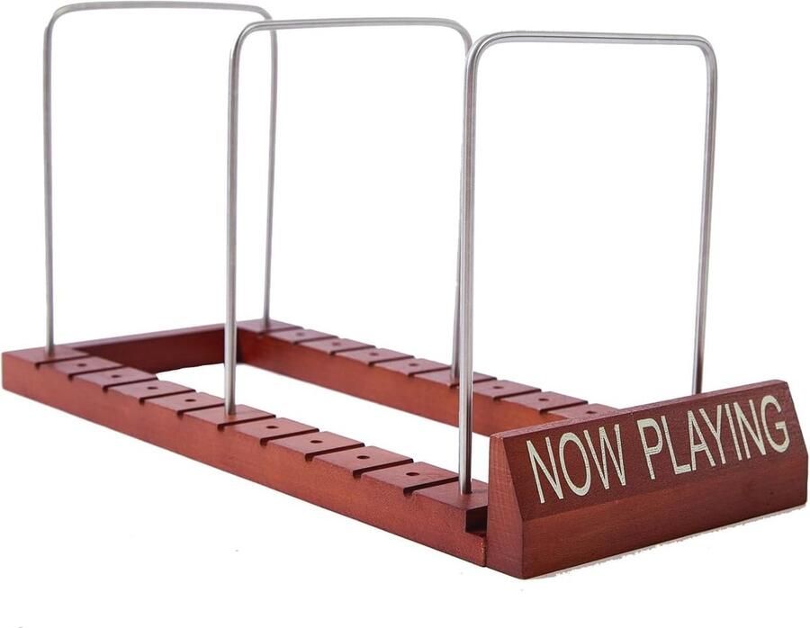 Vinyl Platenstandaard voor 50 LP's Opbergdoos en Organizer voor Moderne Decor