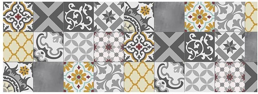 Vinyl tapijt Stor Planet Croma Patch Grijs 100 % PVC (50 x 140 cm)