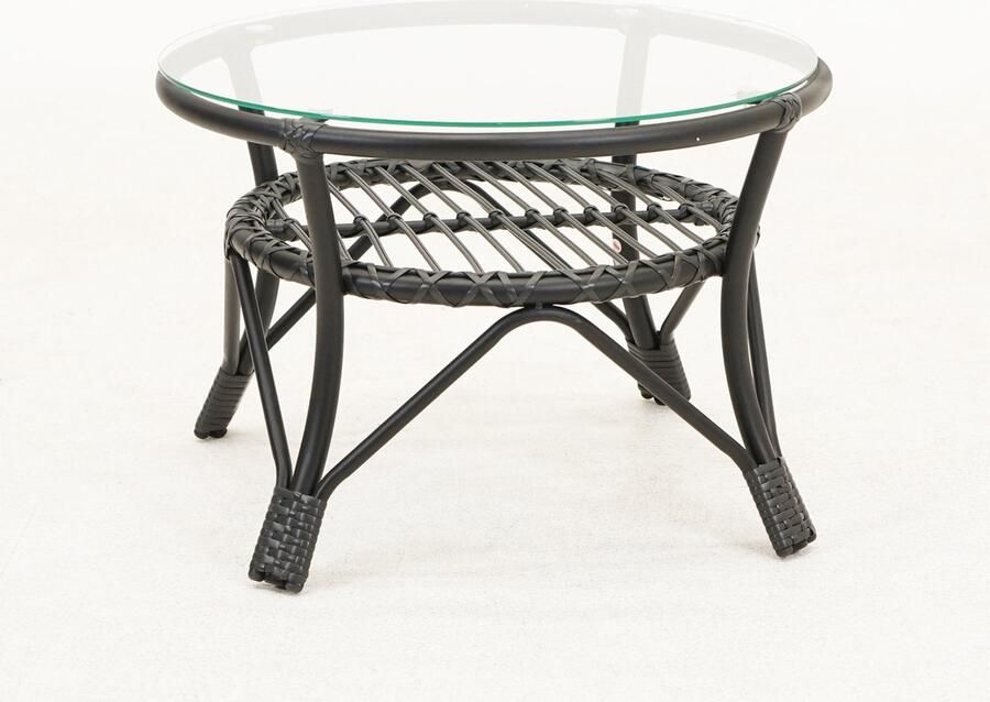 Vita Lester bijzettafel zwart laag