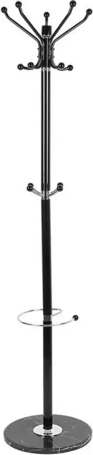 Vitafa Kapstok Garderoberek Staand 16 haken Paraplurek 172 cm Metaal