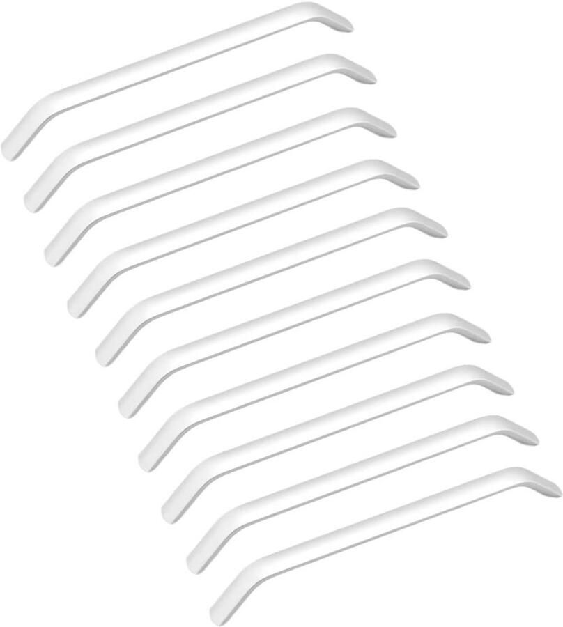 Vitdipy 10 Stuks RVS Handgrepen 142mm Keukengrepen Kastgrepen Meubelgrepen Handgreep keuken Deurgreepjes ladegreep Meubelgreep Zilver