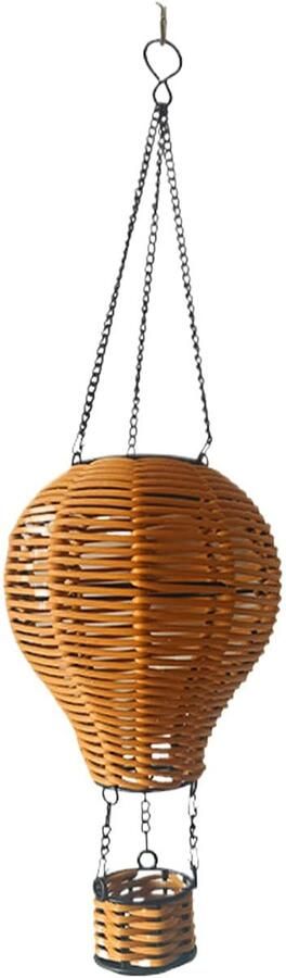 Vitdipy Solar Tuinverlichting Solar hanglamp 14x14x48cm Zonne-energie Hanglamp Tuin Decoratie Geschikt voor buitengebruik Spatwaterdicht Warm wit licht