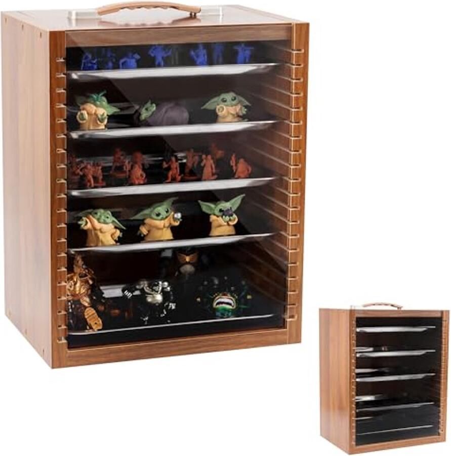 Vitrinekast voor Verzamelobjecten Opbergoplossing voor Beeldjes en Miniaturen