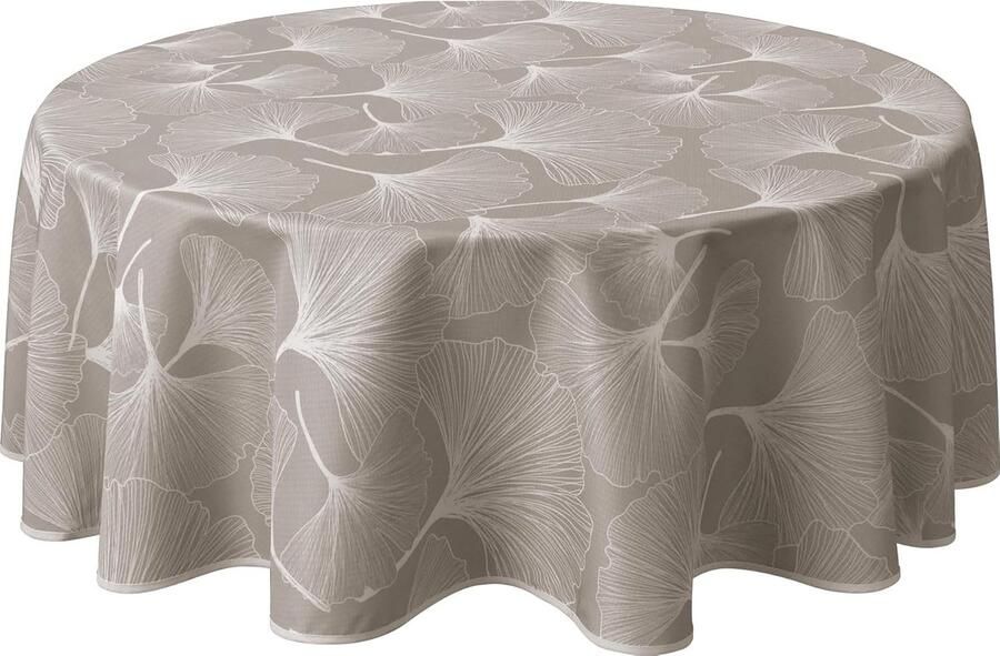 Vlekafstotend tafelkleed rond 160 cm stijlvol en praktisch