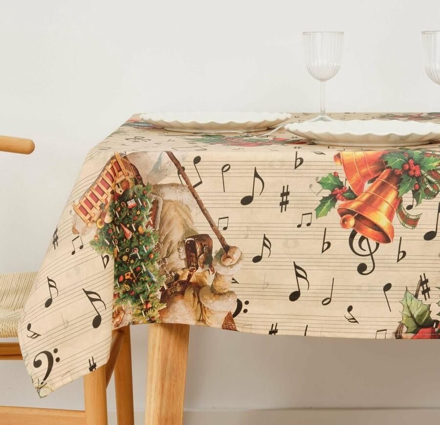 Vlekafstotend tafelkleed veelkleurig 27 x 27 cm