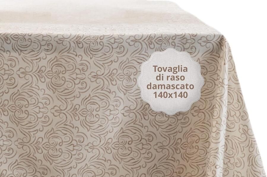 Vlekafstotend tafelkleed vuilafstotend 1 stuk katoensatijn