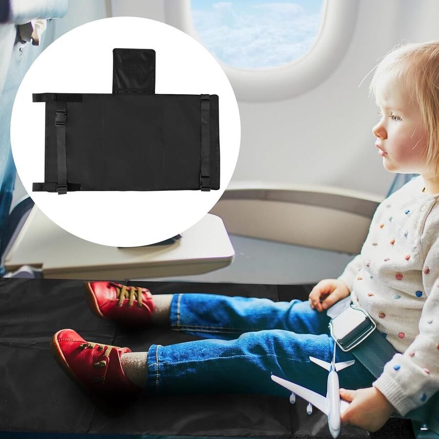 Vliegtuig Voetensteun voor Kinderen Antislip en Opvouwbaar 75 x 42 cm