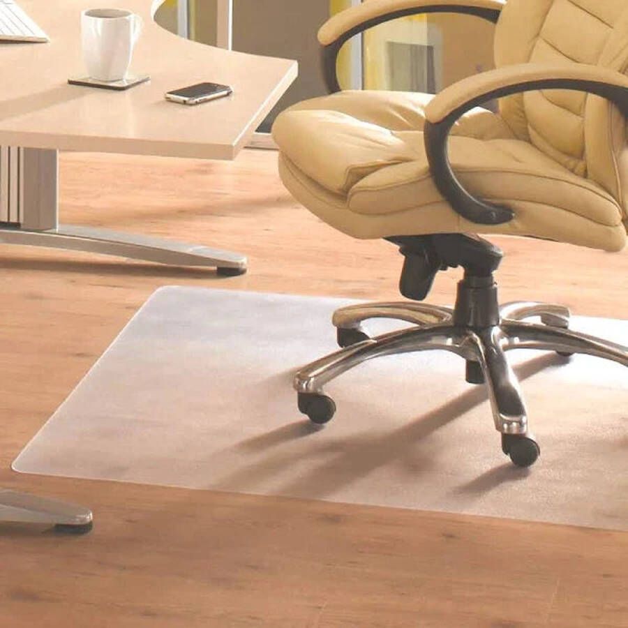 Vloerbeschermer Bureaustoelmat PVC Voor harde vloeren 90x120cm