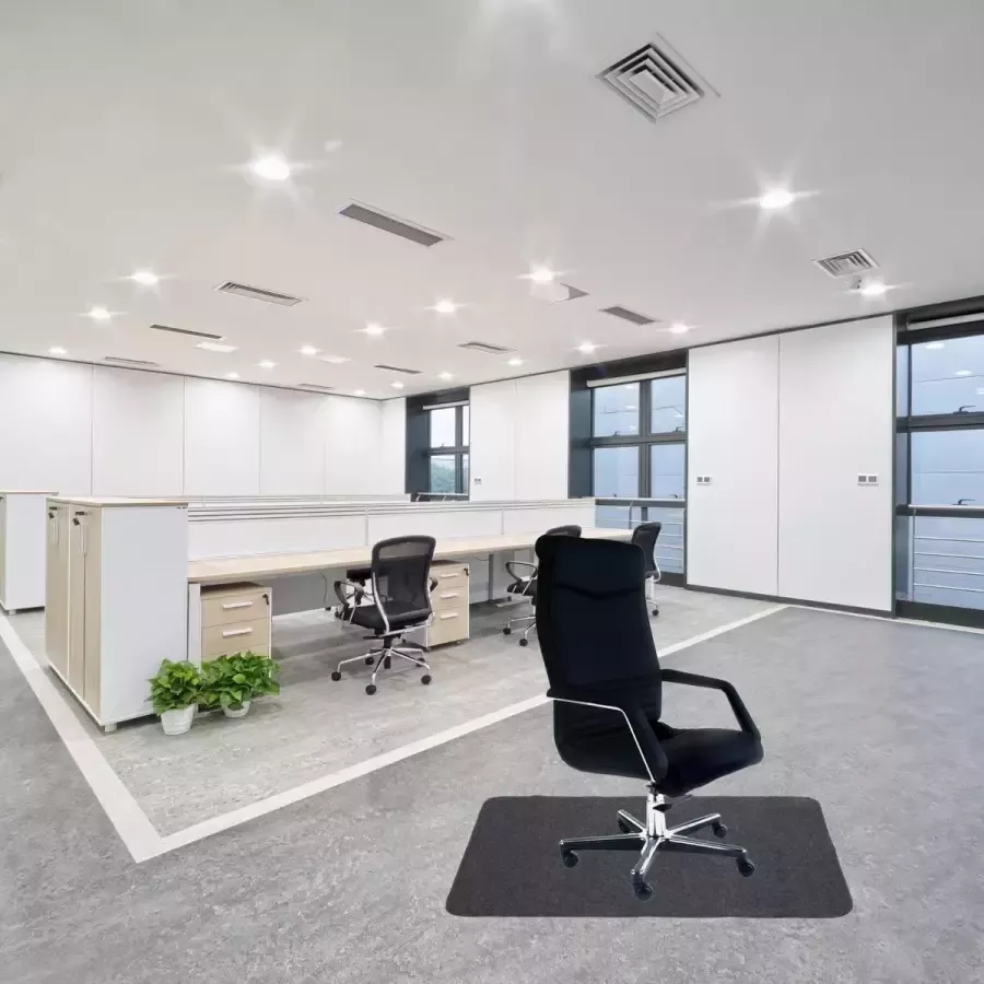 Vloerbeschermer Multifunctionele Vloermat voor bbq bureaustoel Vuurkorf Brandvertragend Wasbare Beschermmat 122x76cm