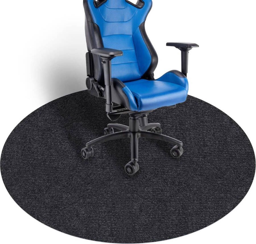 Vloerbeschermingsmat Bureaustoelmat Gaming bureaustoelmatten 120 x 120 cm Rond Harde vloer Verbeterde versie Groot antislip multifunctioneel stoeltapijt voor thuis