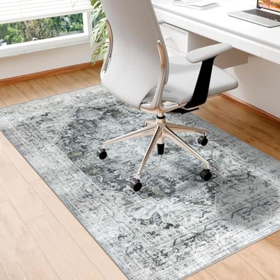 Vloerbeschermingsmat voor harde vloeren Antislip Bureau Mat 90 x 120 cm Ideaal voor Stoelen