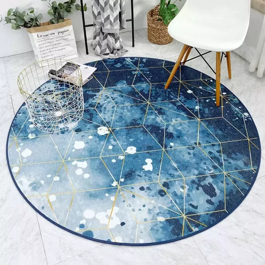 Vloerkleden Rond Tapijt Wasbaar Tapijten Pads Tapijt Woonkamer Tapijt Kinderkamer Vloerkleden voor kinderen Karpetten Beschermers Groot Gebiedsmat 100 CM