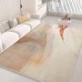 Vloerkleden voor woonkamer modern abstract tapijt zachtpolig eetkamer slaapkamer interieurdecoratie antislip tapijt (Bruin goud 200 x 250 cm) - Thumbnail 1