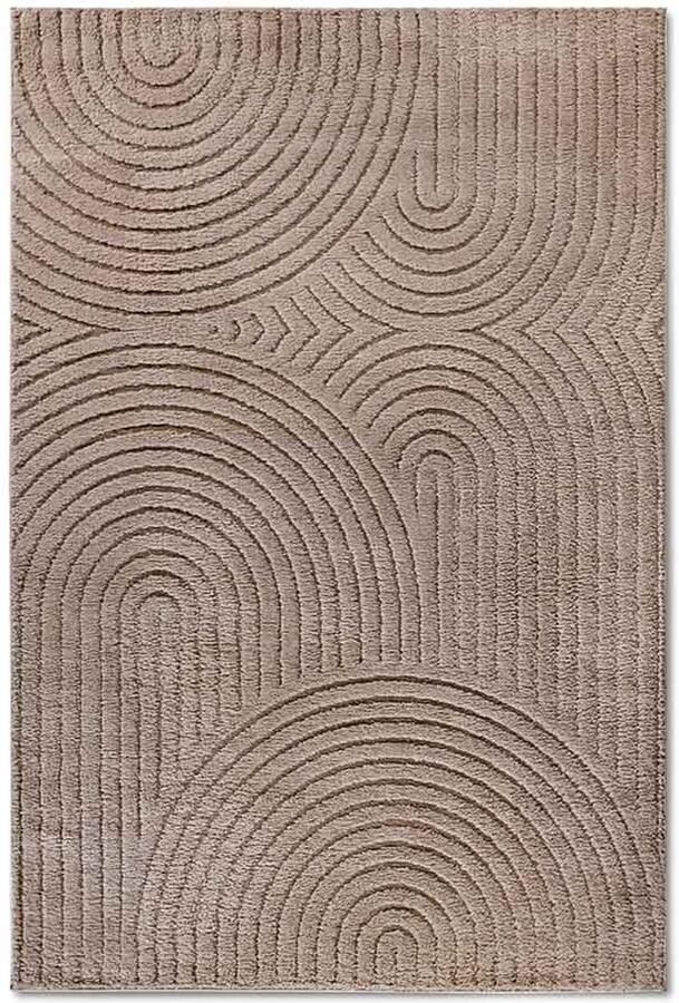 ELLE DECORATION Design-vloerkleed Cosy Panglao ook als rond tapijt verkrijgbaar uni laagpolig hoog-laag structuur modern scandi boho woonkamer - Foto 11