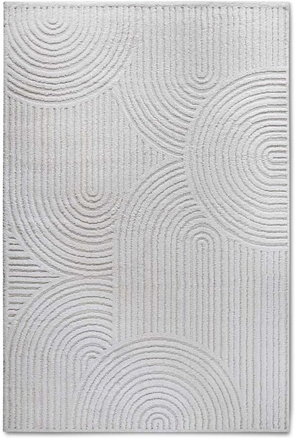 ELLE DECORATION Design-vloerkleed Chappe Shaggy loper pluizig zacht hoogpolig modern hoog-laag effect - Foto 9