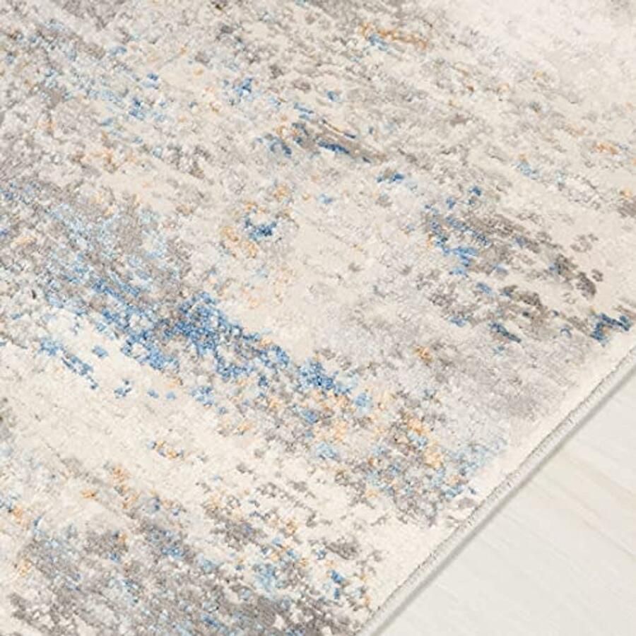 Vloerkleed Abstract Vintage 140x200 cm Modern Tapijt voor Woonkamer Slaapkamer en Eetkamer Ondersteuning voor Allergieën Onderhoudsarm en Oeko-TEX gecertificeerd