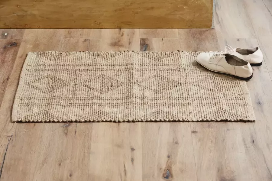 Vloerkleed Amaya naturel 60 x 90